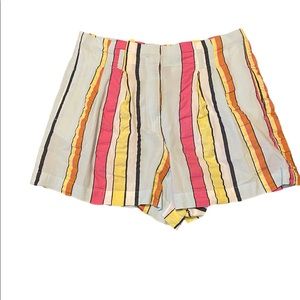 J. Crew colorful striped cotton shorts